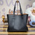 LV M25341 Louis Vuitton Low Key Cabas MM Bag Black