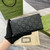 Gucci 821803 GG Emblem ultra-soft black embossing Black