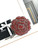 Chanel AS3548 Evening Blingbling Round Camellia Box Wine Red