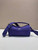 Prada Suede leather shoulder bag 2VH188 Blue