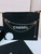 Chanel 24c calfskin Resin white logo buckle  pearl and gold metal 1.5cm AA0930