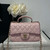 Chanel AS2431 Mini Classic Handbag With Top Handle Lambskin CC19017