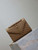 YSL 600185 Envelope Meduim In Quilted Grain De Poudre Embossed Leather Caramel