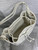 Dior Medium D-Motion Bag M2852 White Macrocannage Lambskin