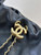 Chanel AS5967 26C Large Hobo Handbag Calfskin & Gold-Tone Metal Black