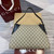 Gucci 815217 GG Emblem Medium Shoulder Bag Black
