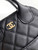 Chanel AP4742 Clutch with chain  Shiny Lambskin & Gold-Tone Metal  Black