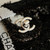 Chanel 20CM Mini Flap Bag 24B Black& White Sequin Bow 99932 Silver