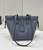 Fendi Mini Origami 8BS083 gray blue leather mini bag that can be transformed 8626As