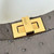 Fendi 8BN244 Peekaboo Iconic Mini Gray Ostrich Leather 66806 Bag