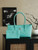 Chanel AS9106 26 SS Runway Collection Shopping Bag Crocodile-embossed Calfskin Blue