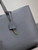 YSL 600281 Shopping Saint Laurent in leather Gray