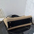 Chanel AS3257 Small Shopping Bag Raffia  Beige & Black
