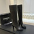 Chanel G46755 color-blocked high-heeled boots C90337