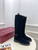 Gucci 805312 Women Boots with slim Horsebit Suede Leather G77396