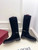 Gucci 805312 Women Boots with slim Horsebit Suede Leather G77396