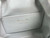 Dior Mini Caro Bucket Bag Powder Gray Blue Macrocannage Lambskin M3369