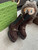 Gucci Women ankle boot with Horsebit suede G77354