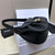 Celine 115633FDU.18BP Medium polly bag in supple calfskin Black