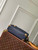 LV M15226 Louis Vuitton Side Trunk MM Handbag Navy Blue