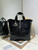 Dior M2836 Medium Dior Toujours Bag Black Macrocannage Crinkled Calfskin and Merino Wool