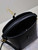 YSL 749036 LE 37 small in alligator Black snake print