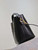YSL 749036 LE 37 small in alligator Black snake print