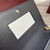 Gucci 497985 GG GG Marmont wallet on chain Beige and Navy blue leather