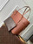 LV M12467 Louis Vuitton Neverfull MM Bag Epi Leather Brown