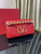 Valentino XW2B0K26 Stud Sign Nappa Shoulder Bag Red