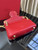 Valentino XW2B0K26 Stud Sign Nappa Shoulder Bag Red
