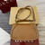 Gucci 815714 Gucci Blondie Small Top Handle Bag Brown smooth leather