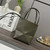 Loewe A657V25X01  Mini Puzzle Fold tote in shiny calfskin Dark Green