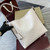 Gucci 847452 GG Emblem medium shoulder bag Light Beige GG leather