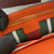 Gucci GG Emblem wallet with leather strap 820688 Biege &Orange
