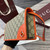 Gucci GG Emblem wallet with leather strap 820688 Biege &Orange