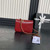 Chanel AS5218 Mini Flap Bag Grained Shiny Calfskin & Gold-Tone Metal Red