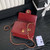 Chanel AS5218 Mini Flap Bag Grained Shiny Calfskin & Gold-Tone Metal Red