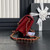 Chanel AS5218 Mini Flap Bag Grained Shiny Calfskin & Gold-Tone Metal Red