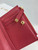 Dior S5173 Caro Dahlia Wallet Red Supple Cannage Calfskin