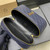 YSL 766731 GABY vanity bag in lambskin Navy Blue
