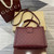 Gucci 838992 Padlock medium top handle bag  Red GG leather