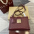 Gucci 838992 Padlock medium top handle bag  Red GG leather