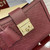 Gucci 838992 Padlock medium top handle bag  Red GG leather