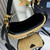 Prada 1BC202 Wicker and leather Prada Arqué bag Natural Black