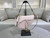 Dior M0455 Saddle Bag With Strap Grained Calfskin Pink M0456