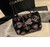 Chanel AS4561 Evening Bag Sequins & Black-Tone Metal Black &  Pink