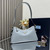 Prada 1BC229 Prada Aimèe Medium leather shoulder bag Light Blue