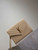 YSL Cassandre Matelassé Flap pouch in grain de Poudre leather 617662 V Apricot