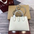 Gucci 795349 Small Tote Bag With Hook Closure Ivory